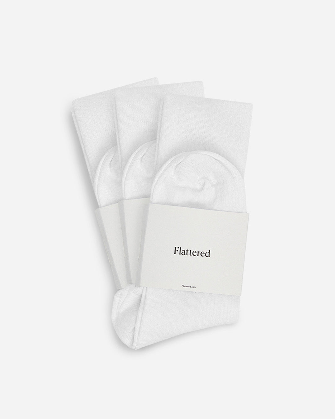 Belaire Sock x3 Mercerized Cotton White