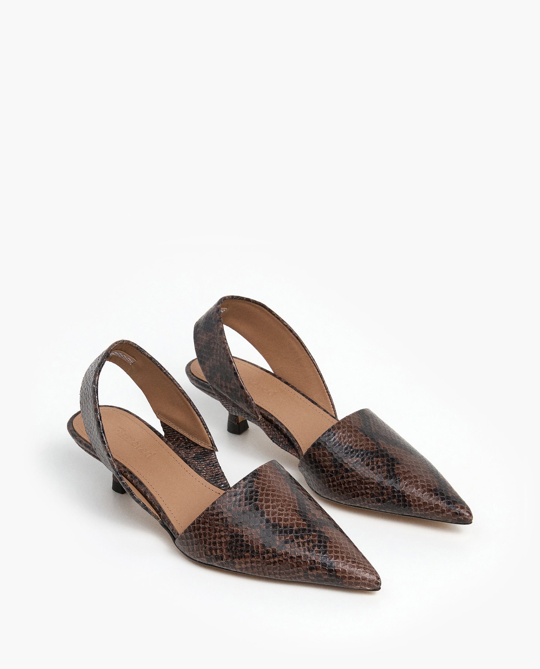 Ninni Leather Chocolate Snake