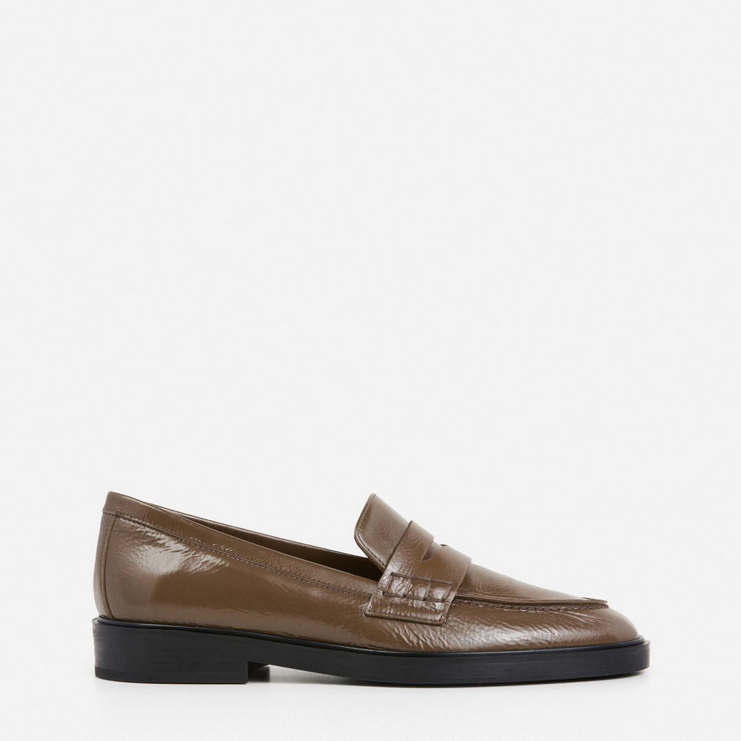 Sara Leather Khaki